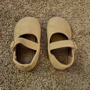 Kids Tan Mary Jane Shoes